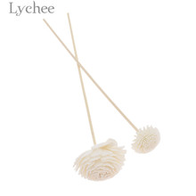 Lychee Life 5pcs Daisy Flower Rattan Reeds Fragrance Diffuser Non-fire Replacement Refill Sticks Home Decoration 2024 - buy cheap