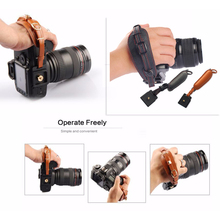 Ремешок для камеры из искусственной кожи с металлической быстроразъемной пластиной для Canon 750D 5DIV 700D 1300D 1200D 100D 77D 7D2 6D 2024 - купить недорого
