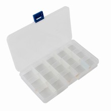 15/10 Slots Plastic Adjustable Jewelry Storage Box Case Craft Organizer Beads 2024 - buy cheap
