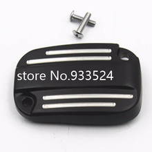 Grooved Front Brake Fluid Reservoir Cap Motorcycle For Harley Electra Glide Road King 2007-2015 2008 2009 2010 2011 2012 13 14 2024 - buy cheap