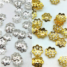 100pcs 6mm Jewelry Findings Flower Hat Isolation Jewelry Beads DIY Jewelry Accessories for Necklace Accessories Wholesale 2024 - buy cheap