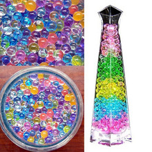 Flores de suelo de cristal multicolor de 2000 Uds., cuentas de agua de barro de jalea para plantas, florero de perlas, bolas de Gel de tierra, decoración para el hogar 7D 2024 - compra barato