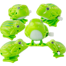 Милая зеленая лягушка, прыгающая лягушка, Игрушки для ванны, заводные детские игрушки, Классическая образовательная интерактивная игра, игрушки для детей, подарок 2024 - купить недорого