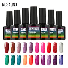 ROSALIND-esmalte de Gel semipermanente para manicura, barniz semipermanente para uñas, R01-29 de arco iris, 10ML 2024 - compra barato