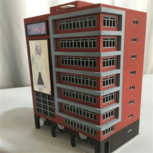 1:144 N Scale Outland Models Train Railway Trade Center Skyscraper Building Shopping Center Toy Models 2024 - buy cheap