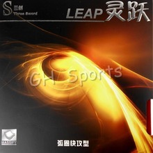Three Sword LEAP Loop Fast Break Pips-In Table Tennis PingPong Rubber With Sponge 2024 - buy cheap