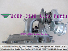 TD04LR 49377-00220 49377-00200 49377-09110 04884234AC AB Turbo для Chrysler PT Cruiser GT для Dodge Neon SRT-4 2003-05 EDV 2.4L 2024 - купить недорого