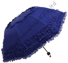 UPF>50 + Изогнутые Зонты принцессы, 8 ребер, складное черное покрытие 2 раза, солнцезащитный, окантовка, сумка зонтик, защита от УФ 2024 - купить недорого
