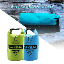 Hitorhike bolsa de viagem à prova d'água, 2l, leve, seca, acampamento, vela, canoa, natação, saco de ar 2024 - compre barato