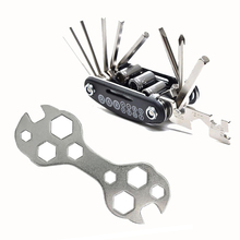 Llave hexagonal multifunción, destornillador, llave de tubo, herramienta de reparación de tuercas de tornillo hexagonal para motocicleta, Scooter, herramienta de extracción de bicicleta 2024 - compra barato