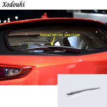 Boquilla de limpiaparabrisas trasero ABS cromado, marco de ventana trasera, piezas de moldura de lámpara para Mazda CX-3, CX3, 2016, 2017, 2018, 2019, 2020, 2021 2024 - compra barato