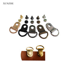 20Pcs 5 colors 9*14mm D Ring Buckle Rhinestheses Boot Eyes Footwear Footwear Repair Leather Handy Keychain Bag Accessories 2024 - buy cheap