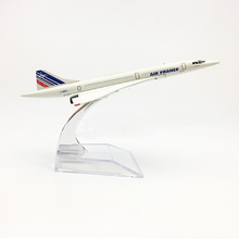 1/400 Scale Aircraft Air France Concorde 16cm Alloy Plane Model Toys Children Kids Gift for Collection 2024 - buy cheap