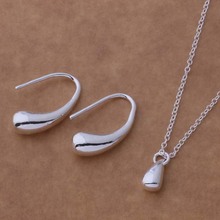 Fashion Jewelry Set Silver Plated Water Drop Necklace&Earring Set AT092 2024 - buy cheap