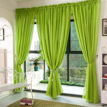 2016 Modern Curtains For Living Room Tulle Window Bedroom Cortinas Yarn Product Solid Color Window Curtain Sheer Blinds Voile 2024 - buy cheap