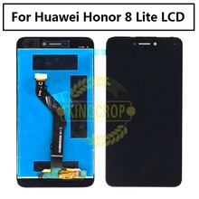 Tela display lcd para huawei honor 8 lite, tela de 5.2 polegadas sem pixel morto, com substituição de moldura 2024 - compre barato