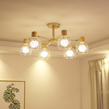 Luxuloy-lâmpada pendente estilo nórdico de madeira, luminária pendente, moderna, para sala de estar, quarto, ramos de madeira 2024 - compre barato