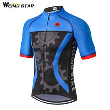 Weimostar Gear Racing Sport Cycling Jersey Breathable Cycling Clothing Summer MTB Bike Jersey Polyester Road Bicycle Clothing 2024 - buy cheap