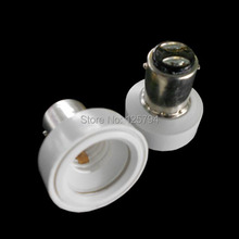 Адаптер держателя лампы 20 шт./лот BA15D в E12, для светодиодных галогенных CFL ламп, преобразователь E12 в BA15D, BA15D штекер в E12 штекер. 2024 - купить недорого