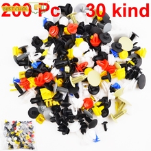 200pcs Car Mixed Universal Door Trim Panel Clip Fasteners Auto Bumper Rivet Retainer Push Engine Cover Fender Fastener Clip 2024 - buy cheap