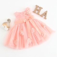 Baby Girls Dress Party Tulle Flower Sundress Summer Super Cute Princess Dresses 0-3Y Clothing 2024 - buy cheap