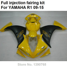 Kit de carenado de inyección para Yamaha, carenados de plástico amarillo y negro, YZFR1 2009-2014 2015 BD76, YZF R1 09 10 11 12 13 14 15 2024 - compra barato