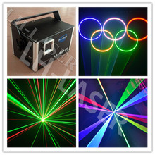 2,5 W RGB Полноцветный лазерный свет DMX512, ILDA, SD лазерный свет/2,5 w RGB освещение рекламы/лазерный текст проектора 2024 - купить недорого