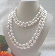 Jewelry Pearl Necklace Beautiful long strand  80" 12-15mm white baroque freshwater pearl necklace Factory Whole Free Shipping 2024 - buy cheap