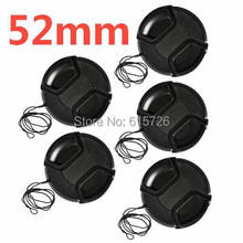 10pcs/lot 52mm center pinch Snap-on cap cover for camera 52 mm Lens 2024 - buy cheap