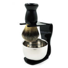 New Badger Bristle Shaving Brush + Arcylic Brush Holder + Bowl + Shaving Soap Shaving Set -27 2024 - buy cheap