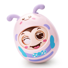 New Baby Rattles Mobile Doll Bell Blink Eyes Tumbler Roly-poly Silicon Teether Toy Fun For Newborns Gift Baby 0-12 Months Toys 2024 - buy cheap
