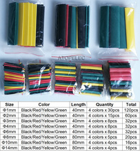 70/127/328/530pcs Set Combo Assorted 2:1 Polyolefin Heat Shrink Tubing Insulation Cable Sleeve Wrap Wire DIY Kit 2024 - buy cheap