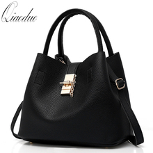 Vintage Women's Handbags Famous Fashion Brand Candy Shoulder Bucket Bags Ladies Bag Simple Trapeze Women Shoulder Bag CE3030 2024 - buy cheap