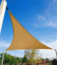 Outdoor Triangle Sun Shelter Camping Canopy Garden Patio Pool Shade Sail Awning 3X3X3m or 3.6X3.6X3.6m 2024 - buy cheap