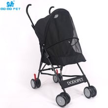 Carrito plegable para mascotas, carrito portátil con ventana de malla grande, bolsa de transporte para mascotas transpirable, marco de aluminio, 10kg de rodamiento, 1 ud. 2024 - compra barato