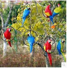 Первая Смола попугай птица ремесла, украшение дома декоративный кулон, украшение сада 2024 - купить недорого