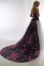 Sweetheart Girl Camo vestidos de novia con tren desmontable vestidos largos de novia camuflaje Formal árbol Real personalizado 2024 - compra barato