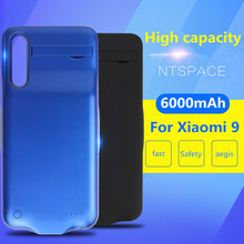 NTSPACE Ultra Thin Power Bank Pack Charging Case For Xiaomi Mi 9 Battery Charger Cases 6000mAh Portable Back Clip Battery Case 2024 - buy cheap