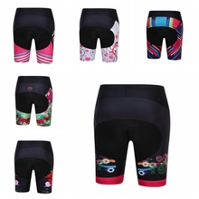 Short de ciclismo feminino coolmax 5d, shorts acolchoado à prova de choque para bicicleta mtb road bike justo odm/oem 2024 - compre barato