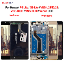 Жк-дисплей для Huawei P9 Lite с сенсорным экраном и дигитайзером в сборе 5,2 дюйма для Huawei G9 Lite VNS-L21/22/23 VNS-DL00 VNS-TL00 Venus LCD 2024 - купить недорого