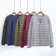 Chaqueta de plumón para hombre chaqueta cálida de invierno para hombre abrigo de plumas pato portátil abajo de los hombres ropa de abrigo informal a prueba de viento 2024 - compra barato