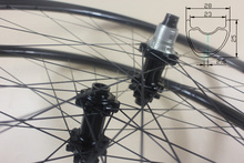 Juego de ruedas de carbono para bicicleta de montaña, 29 ", 28mm de alto, 25mm de ancho, asimétricas, XC clincher, sin cámara, 10v, 11v, 12v, disco 2024 - compra barato