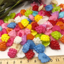 100 pcs Mix Color Grapes Plastic Buttons Sewing Crafts Accessories Back Hole PT50 2024 - buy cheap