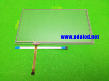 Original 7,0 "pulgadas 4 alambre 165x100mm Panel de pantalla táctil resistivo 165*100mm pantalla táctil panel de digitalizador línea izquierda envío gratis 2024 - compra barato