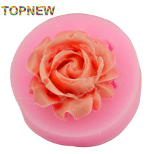Rose shape Candy Jello 3D silicone Mold Mould cake tools Bakeware Pastry bar Soap Mold 2363 2024 - buy cheap