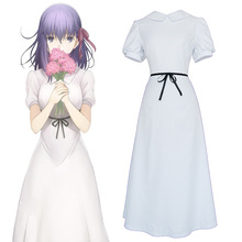Fate Stay Night Zero Cosplay Matou Sakura Tohsaka Rin Archer Dress Costume Uniforms Halloween Party White Dresses 2024 - buy cheap