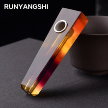 Runyangshi Crystal Smoking Pipe Strainer Quartz Stone Yellow Healing Wand 1 Pc Smoke Pipe High Quality PH06 2024 - buy cheap