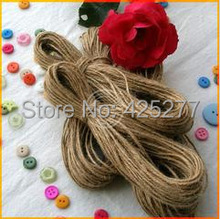 200m *3mm DIY Jute Twine  Decorative Handmade Accessory Hemp Rope bakers Twine Crafting gift Packing lables hang tags hemp rope 2024 - buy cheap