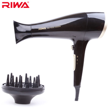 Riwa-secador de cabelo leve com cabo de baixo ruído., 2200w, alta potência, ferramenta difusora para estilização e secagem de cabelo. 2024 - compre barato