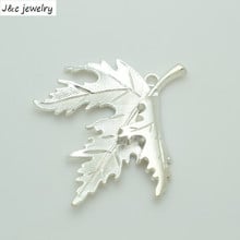 New Arrival 3 pcs/lot  Alloy Charms Pendant  Leaves silver plated 55*47 mm Jewelry Making DIY Charms Handmade Crafts Q309 2024 - buy cheap